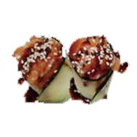 Gunkan de pepino y salmón